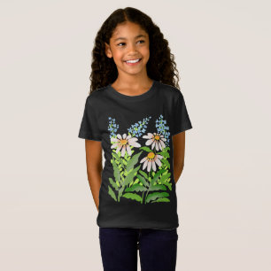 Camiseta Margaridas rosas