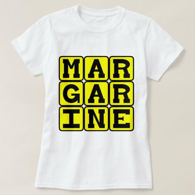 Camiseta Margarina, Espalhamento Do Butério (Frente do Design)