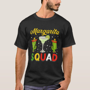Camiseta Margarita Esquadrão do Chapéu Mexicano Feliz Cin