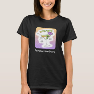 CAMISETA MARGARITA RECIPE COCKTAIL ART