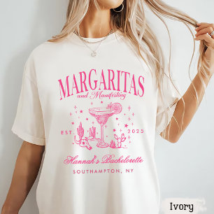Camiseta Margaritas e Matrimônio Modernos Retrô Listrado Ba
