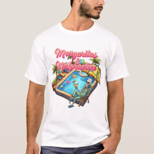Camiseta Margaritas & Erro Médico - Esqueleto de Enfermeira