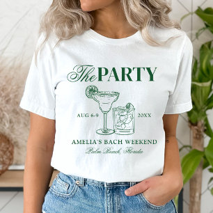 Camiseta Margaritas & Matrimônio Despedida de Solteira A Fe