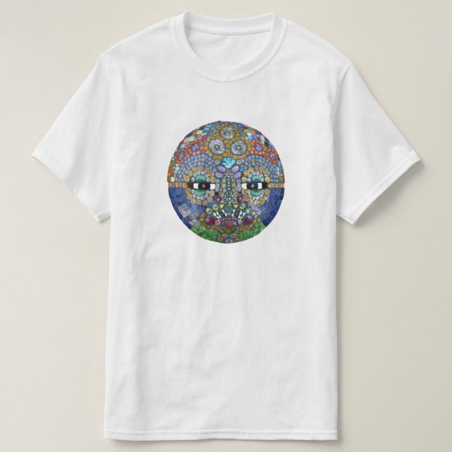 Camiseta Marge Mosaic Mask T-shirt (Frente do Design)