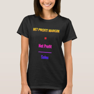 Camiseta "Margem de Lucro Líquida"