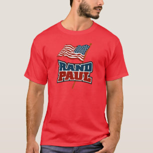 Camiseta Margem Paul que acena a bandeira americana