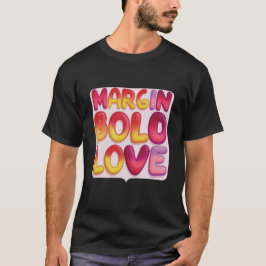 Camiseta Margin Bold Love