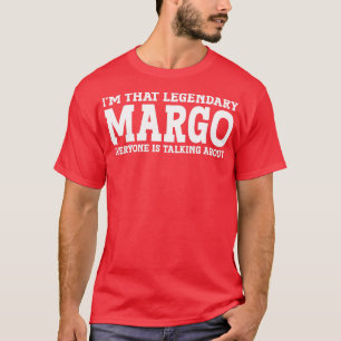 Camiseta Margo Personal Name Women Girl Funny Margo