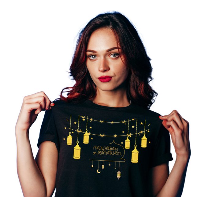 Camiseta Marhaban Ramadhan (Criador carregado)