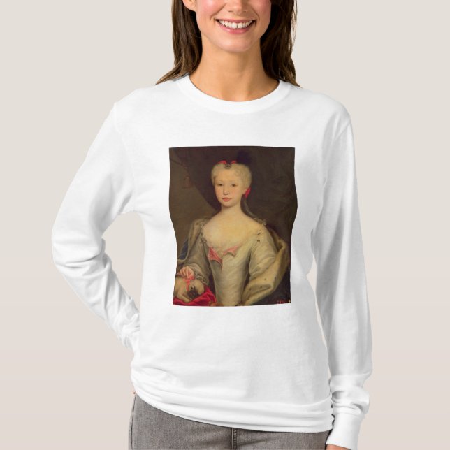 Camiseta Maria Barbara de Braganza Rainha da espanha (Frente)