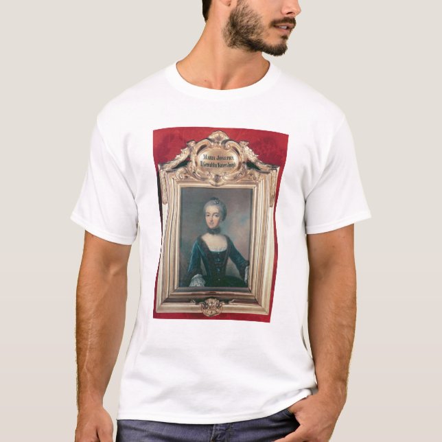 Camiseta Maria Josepha da esposa de Baviera segundo de (Frente)