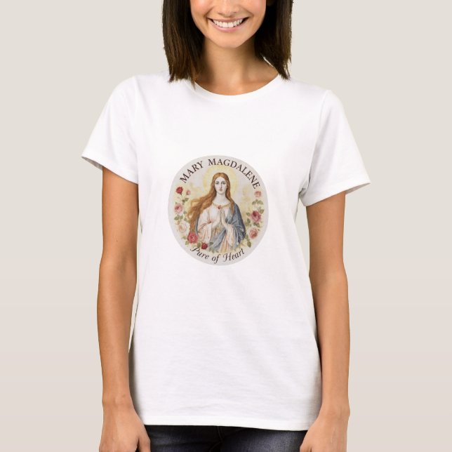 Camiseta MÁRIA MAGDALENA PURO DE CORAÇÃO (Frente)