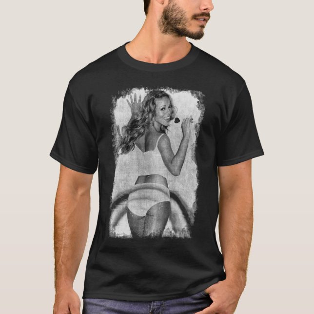 Camiseta Mariah Carey engraçada (Frente)