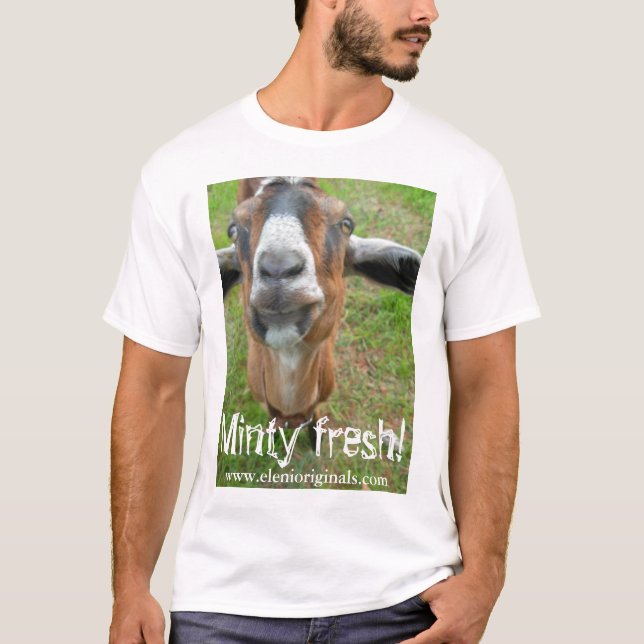 Camiseta Mariah o fresco Minty da cabra (Frente)