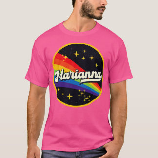 Camiseta Marianna Rainbow No Estilo De Vintage Espacial