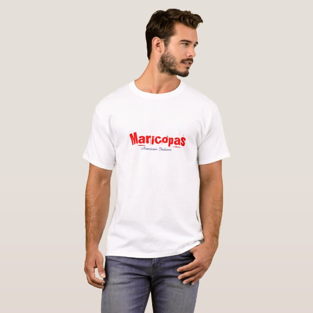Camiseta Maricopas - Índios americanos (Frente Completa)