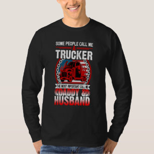 Camiseta Marido Caminhoneiro Pai Motorista de Caminhão Tran