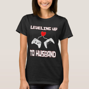 Camiseta Marido com Nivelamento Mínimo Noivo Gamer