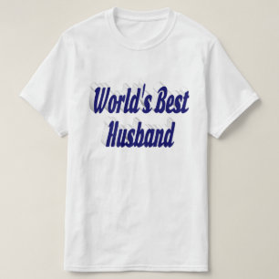 Camiseta Marido com texto azul escuro T-Shirt