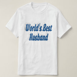 Camiseta Marido com texto azul-marinho T-Shirt