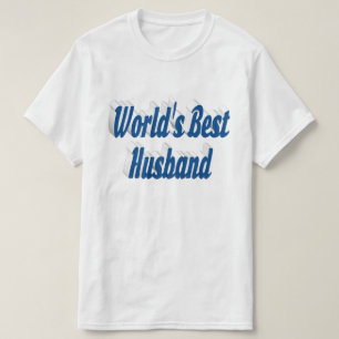 Camiseta Marido com texto azul-marinho T-Shirt