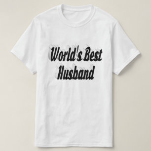 Camiseta Marido com texto preto T-Shirt