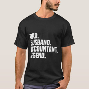 Camiseta Marido Contador Lenda Contabilidade Imposto Contad