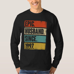 Camiseta Marido Da Épica Retroativa Desde Os Anivers De Cas