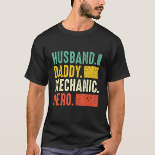 Camiseta Marido da Garagem Mecânico Papai Dia dos Pais Mecâ