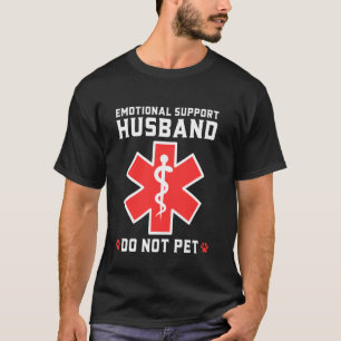Camiseta Marido de Apoio Emocional EMS Estrela da Vida Para