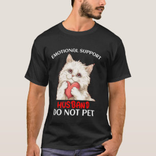 Camiseta Marido de Apoio Emocional Masculino Não Faça Carin