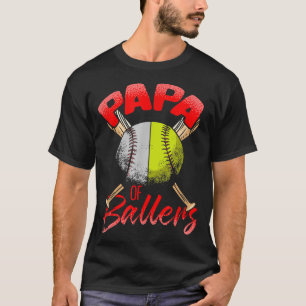 Camiseta Marido de Beisebol do Pai de Softball