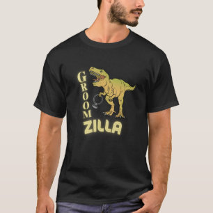 Camiseta Marido de Casamento do Groomzilla Funny Groom