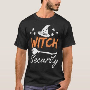 Camiseta Marido De Segurança De Bruxas No Dia Das Bruxas