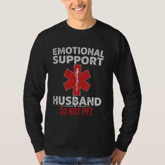 Camiseta Marido de Suporte Emocional Não Fazer Festas
