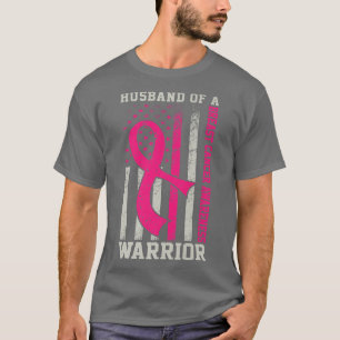 Camiseta Marido De Um Cancer De Guerra Ribbo
