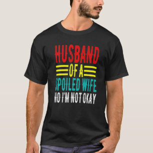 Camiseta Marido de uma Esposa Maldita Não Estou Engraçado S