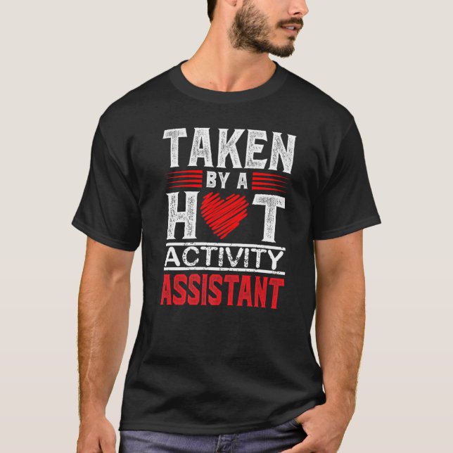 Camiseta Marido do Assistente de Atividade Esposa Bf Gf Nam (Frente)