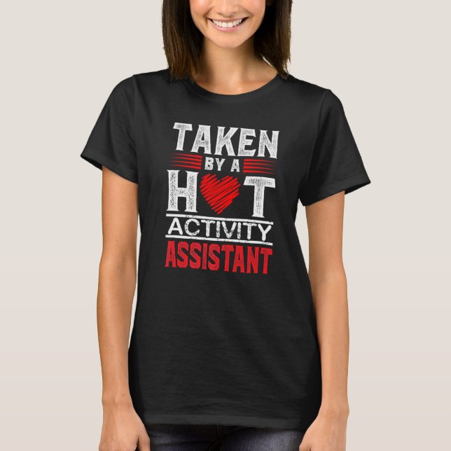 Camiseta Marido do Assistente de Atividade Esposa Bf Gf Nam (Frente)