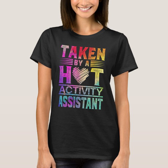 Camiseta Marido do Assistente de Atividade Esposa Bf Gf Nam (Frente)