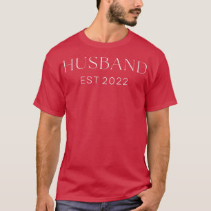 Camiseta Marido do homem est 2022 casamento Casamento para