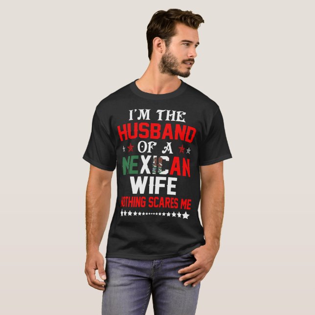 Camiseta Marido do presente mexicano dos namorados da (Frente Completa)
