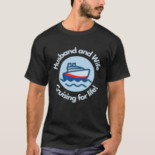Camiseta Marido e Esposa Cruzando para Oceano de Vida Sea B