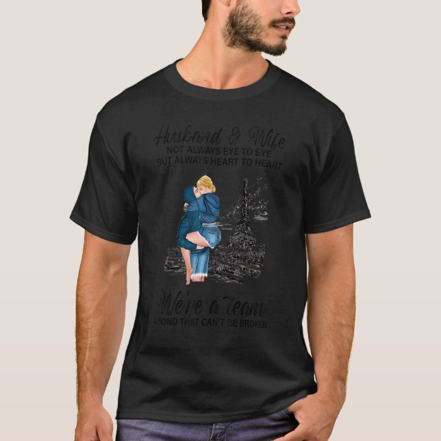 Camiseta Marido E Esposa Nem Sempre Olham Para Os Olhos, Ma (Frente)