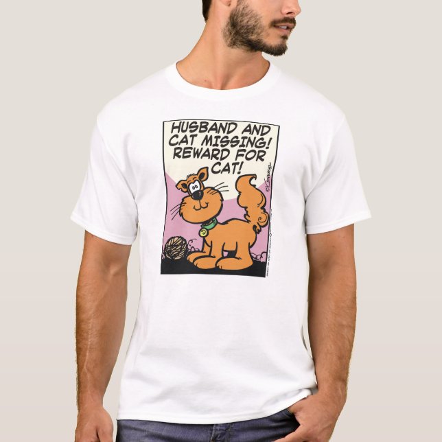 Camiseta Marido e Gato (Frente)