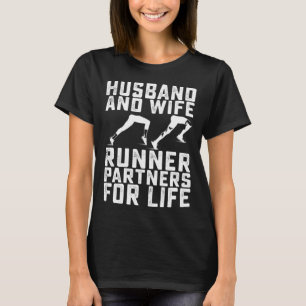 Camiseta Marido e Mulher Corredores Parceiros Para a Vida C
