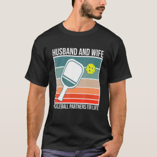 Camiseta Marido E Parceiros Esposos De Pickleball Para Life