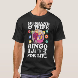 Camiseta Marido E Parceiros Wifebingo Para A Vida Engraçad