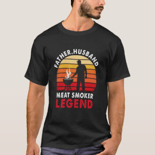 Camiseta Marido engraçado grelhando carne no Dia dos Pais S