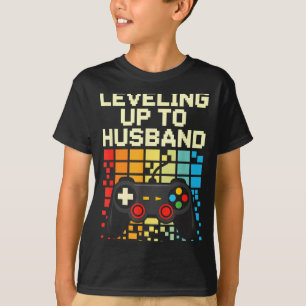 Camiseta Marido engraçado subindo de nível Vídeo engraçado